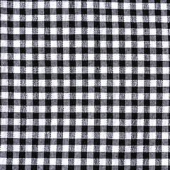 Black and white checkered tablecloth texture