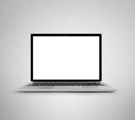 Fototapeta premium Laptop with blank screen