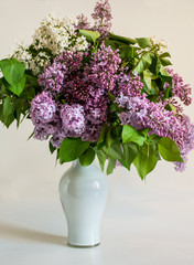 Spring bouquet of lilacs