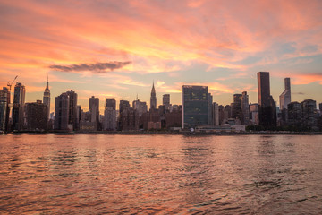 New York City Manhattan buildings skyline 