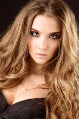 Naklejka premium long hair beauty