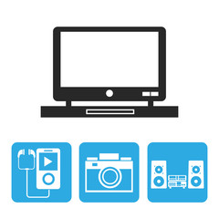 Device design. Gadget icon. White background