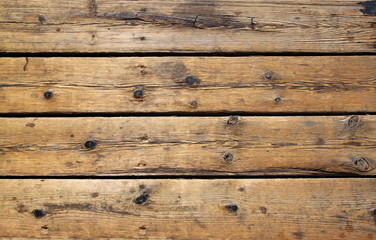 Grunge vintage wooden board background.