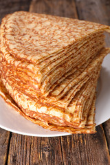 stack of crepe