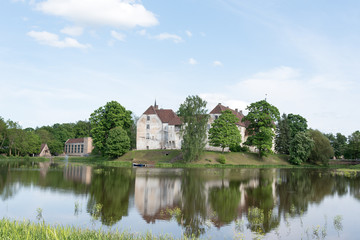 Naklejka na ściany i meble Jaunpils castle, Latvia.