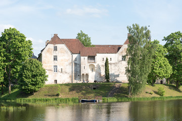 Fototapeta na wymiar Jaunpils castle, Latvia.