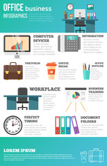 Office Infographics Set