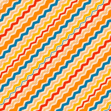 Repeating seamless diagonal and zig-zag pattern.Vector