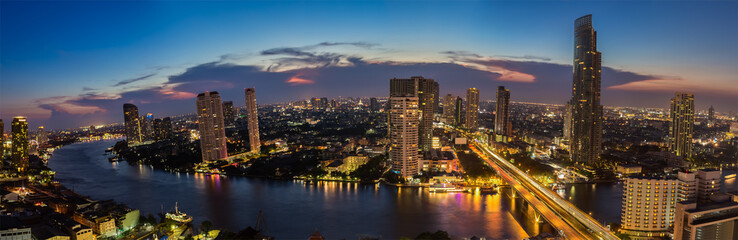 Fototapeta na wymiar View of Bangkok