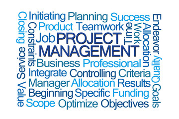 Project Management Word Cloud