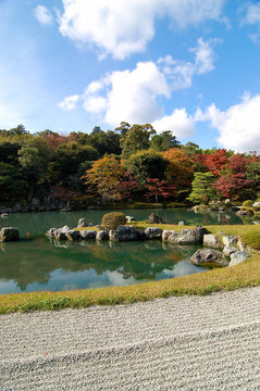 Colorful Zen Garden Of Tenryuji, Kyoto