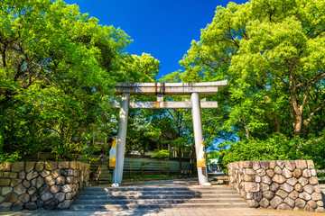 Fototapeta premium Gate of Hokoku Shrine in Osaka