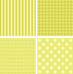 Vector set of 4 background patterns.