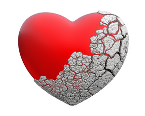 Herz und schwarze Stein, auflösen