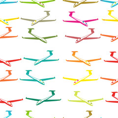 seamless background with gliders