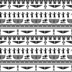 Egyptian vintage ethnic seamless pattern