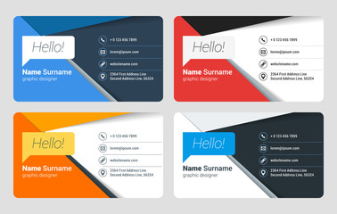 Business Card Vector Template