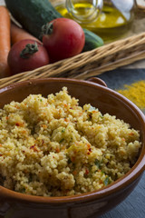 Cuscus with vegetables