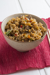 Rice with beef
