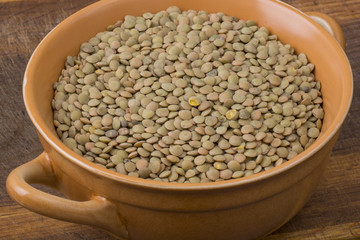 Lentil in bowl
