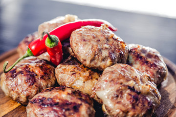 delicious burgers grilling, barbecue menu dishes restaurant