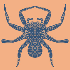 Vector of Abstract Spider