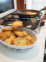 preparazione di frittelle