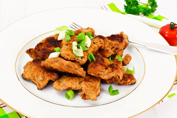 Soy Meat Grilled with Vegetables