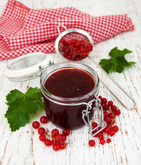 Redcurrants jam