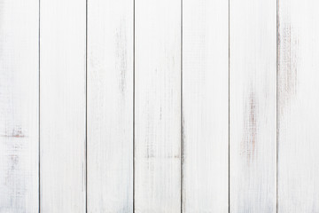 Obraz premium White natural painted wood texture and background.