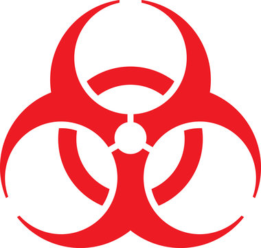 Biohazard Sign, Vector Format, for Health Industry Concepts.