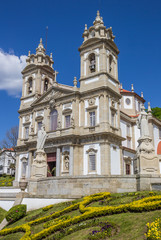 Fototapeta na wymiar Bom jesus do Monte church in Braga