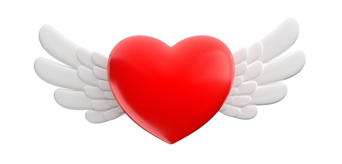 Herz mit Flügel