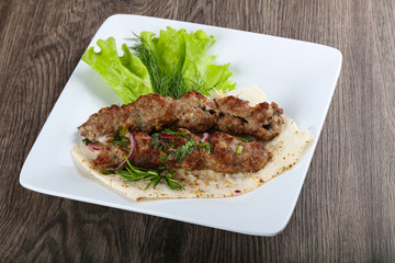 Lamb kebab
