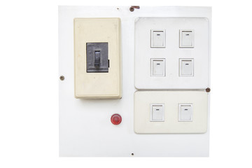 Old circuit breaker and switch board do it your self clipping pa