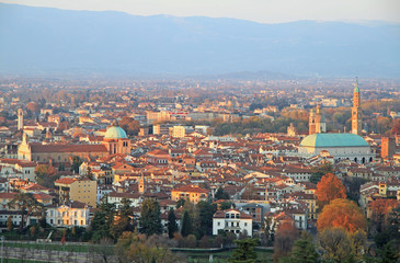 Fototapeta premium cityscape of Vicenza, northern Italy