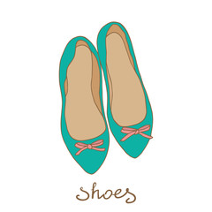 Womens ballet shoes.