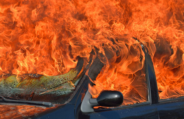 fahrzeugbrand