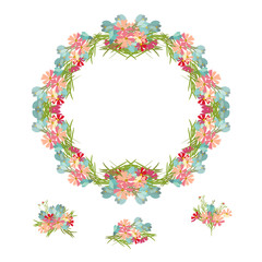 Floral background illustration