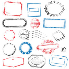 High Detail Generic vector Stamps