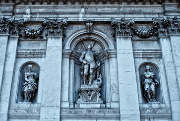 Obraz premium Santa Maria della Salute Church, Venice, Italy. Close-up image