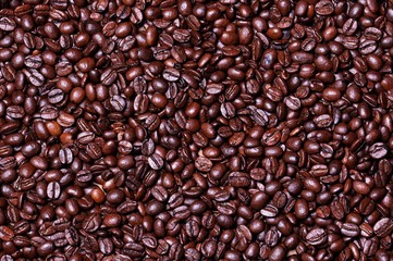 Coffee beans background