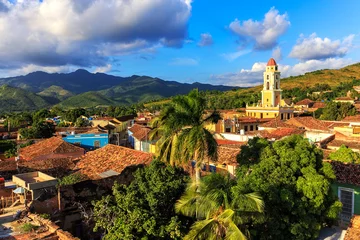 Foto auf Alu-Dibond Karibik Blick über Trinidad