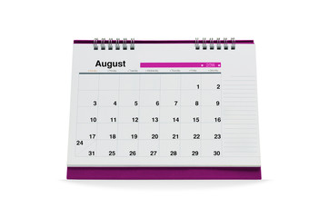 August calendar