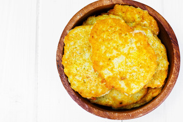 Fried Potato Pancakes. Belarusian and German Cuisine
