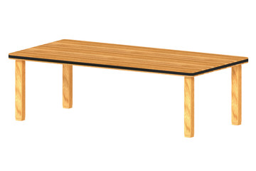 Solid wood table