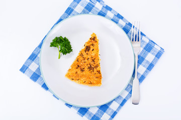 Georgian National Dish Pie with Cheese and Caraway Khachapuri