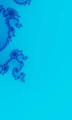 original blue background, fractal