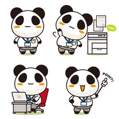 まるごとパンダ サラリーマン