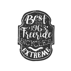 Best Freeride Vintage Badge